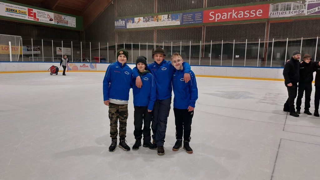 v.l. Lenny Fouquet, Lukas Weikl, Tobias Leutner, Lukas Hutterer